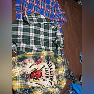 Boys 10/12 flannels